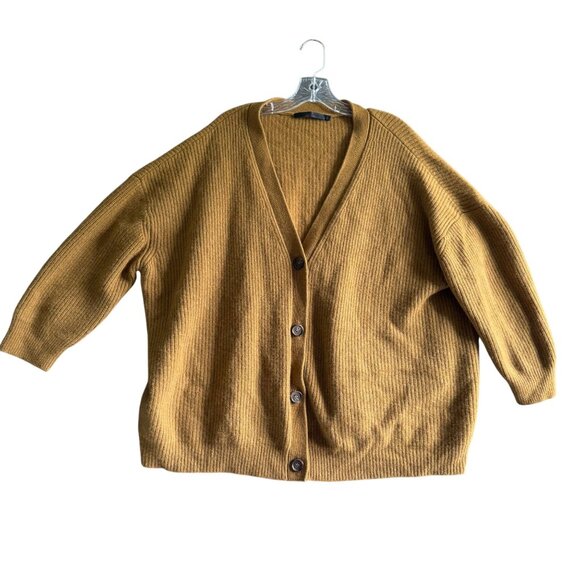 Jenni Kayne 100% Cashmere Cocoon Button Front Cardigan...